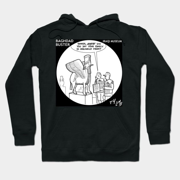 Iraqi Museum Hoodie by Limb Store